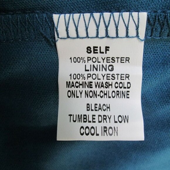 Papermoon Blouse Teal Floral Print Size XS Sleeveless V-Neck Top NWT - Picture 7 of 15